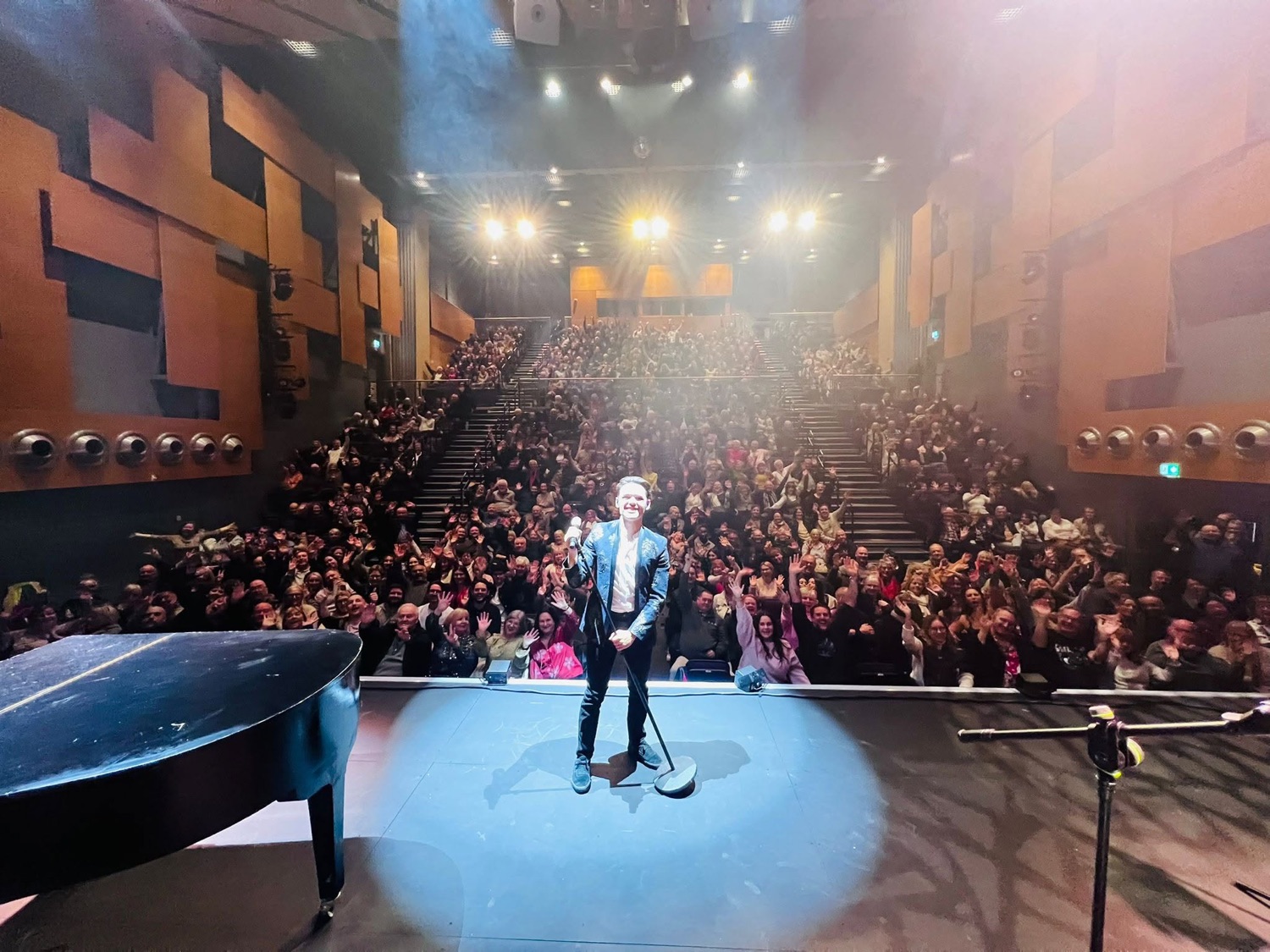 Audience at the show