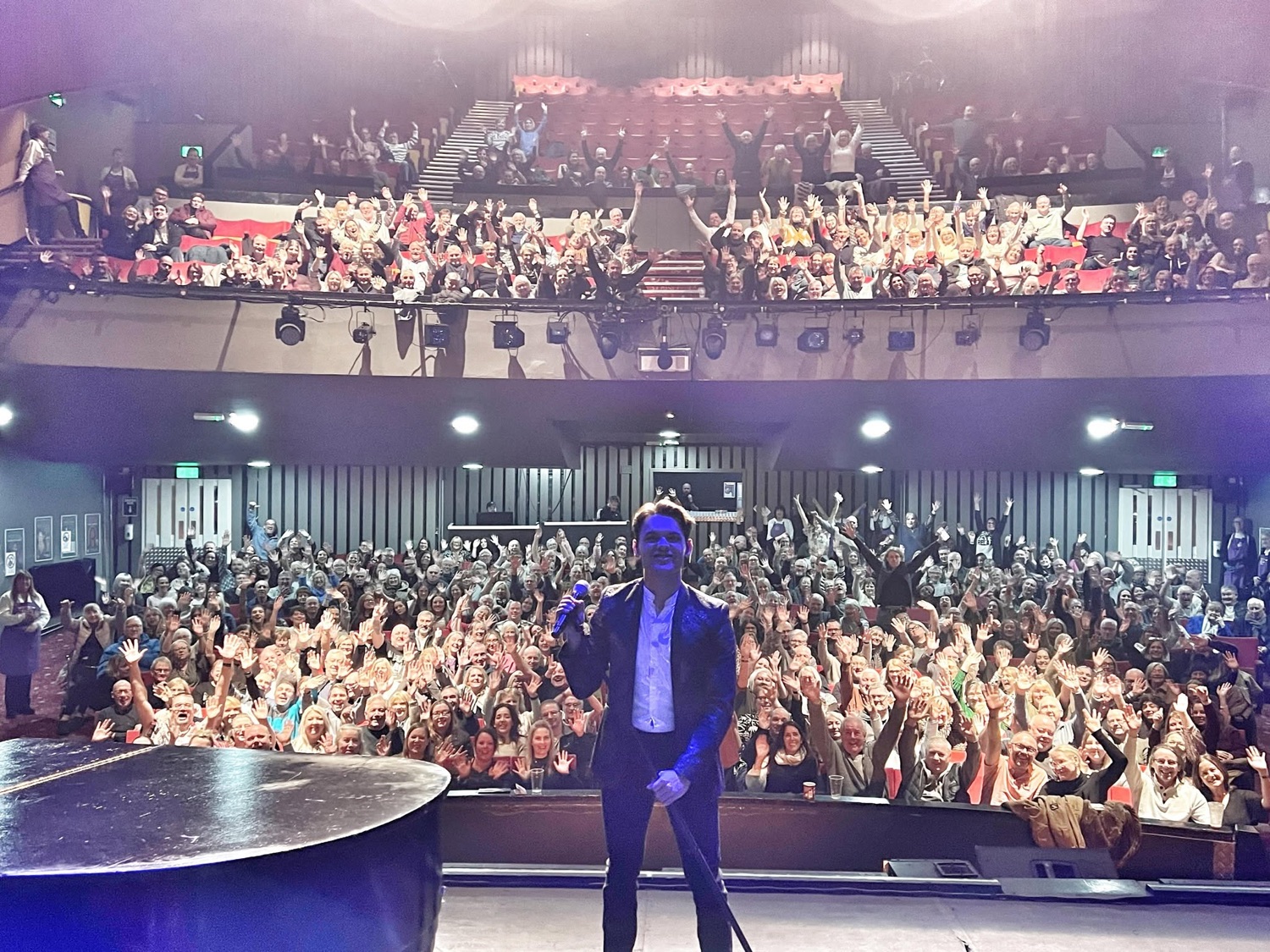 Audience at the show