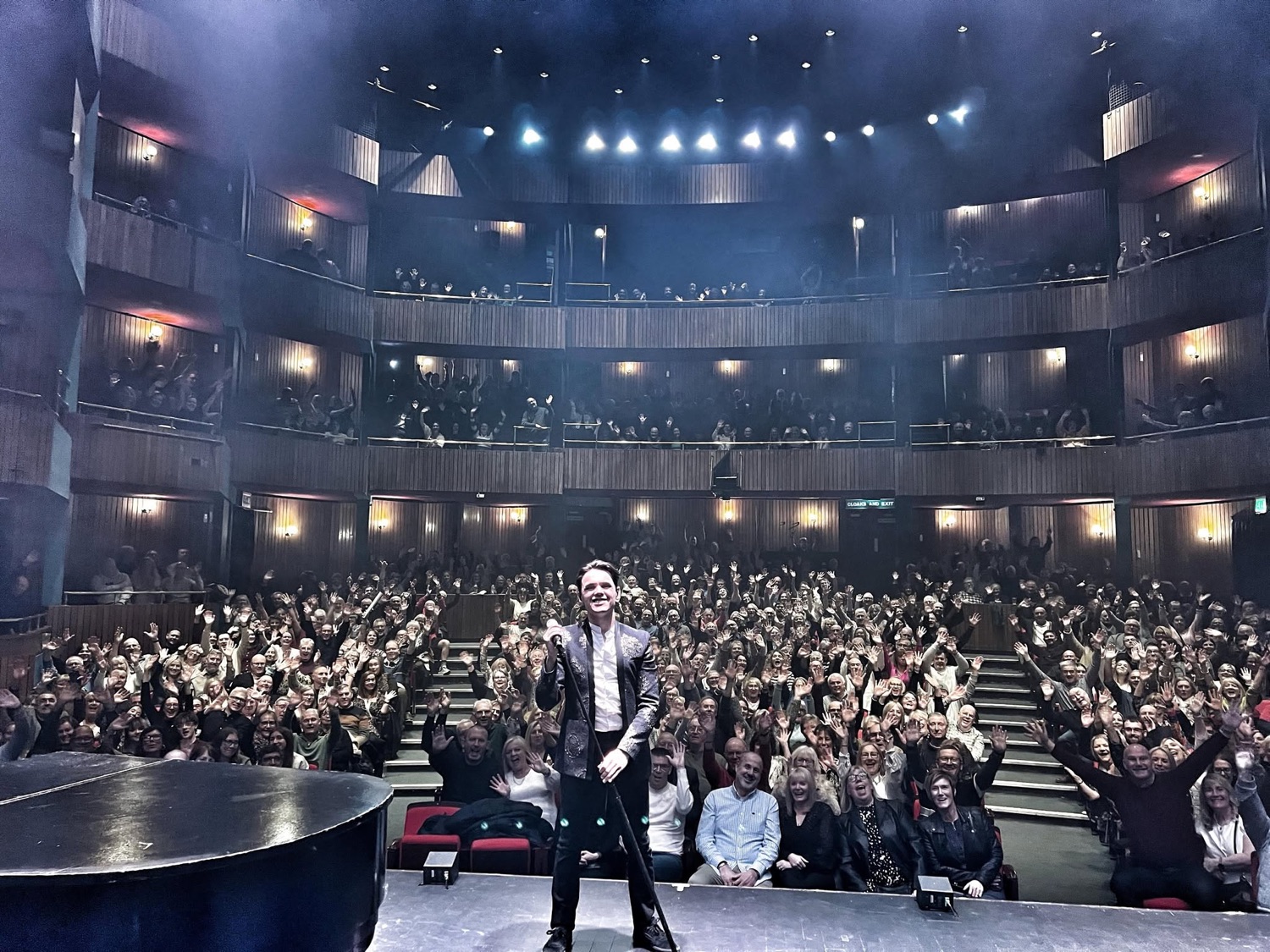 Audience at the show