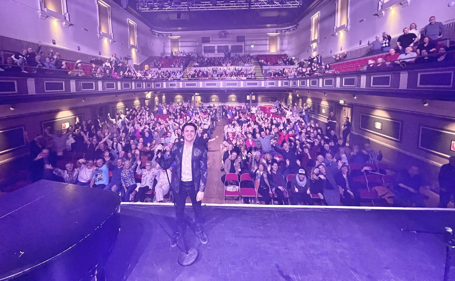 Audience at the show