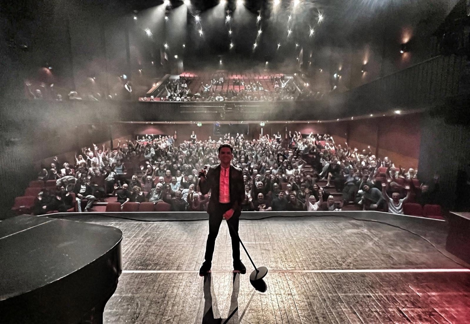 Audience at the show