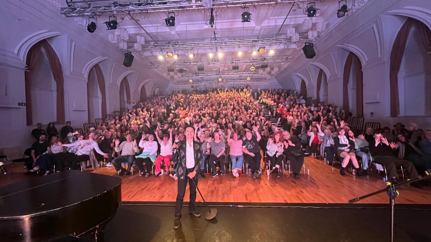 Audience at the show